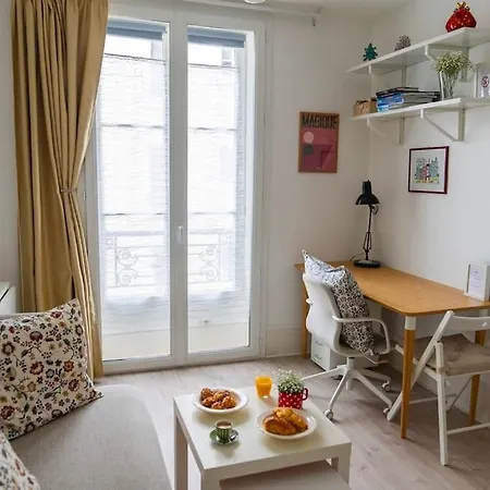 דירה Cozy Studio Batignolles 2p פריז
